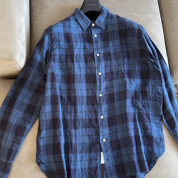 rag & bone classic fit button down linen shirt - Picture 10 of 15